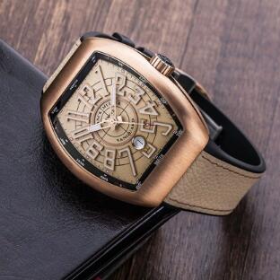 FRANCK MULLER V 45 SC DT CIR CREME BR BZ VANGUARD BRONZE Replica Watch